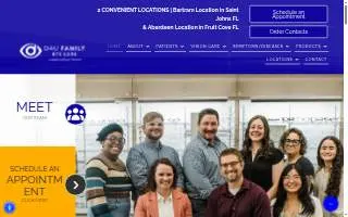 Dau Family Eye Care website