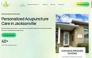 Family Acupuncture Clinic of Fruit Cove website