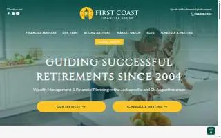 First Coast Financial Group of Fruit Cove website