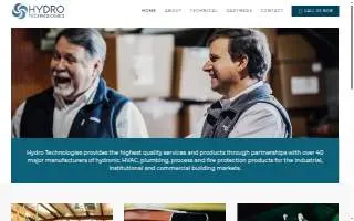 Hydro Tech Services Pressure Washing website