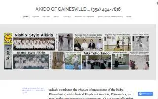 Aikido of Gainesville website