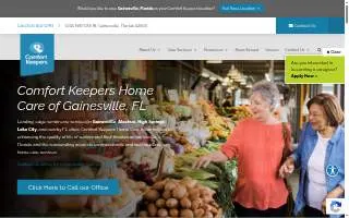 Comfort Keepers Home Care of Gainesville website