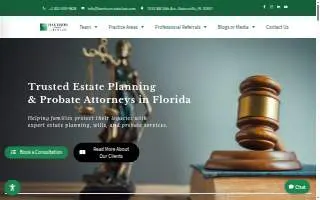 Harrison Estate Law, P.A. website