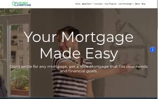 My Nice Mortgage website