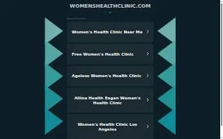 Women's Health Clinic - Women's Health Clinic website