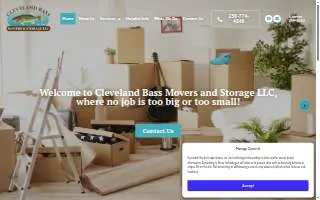 Cleveland Bass Movers LLC website