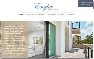 Engler Window & Door website