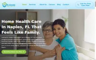 Myextendedfamilyhomecare website