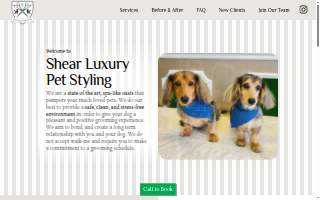 Shear luxury pet styling