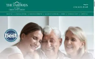 The Fairways at Naples | Memory Care Naples website