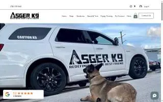 Asger K9 of Golden Glades website