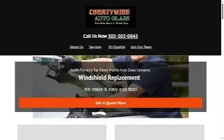 Countywide Auto Glass of Golden Glades website