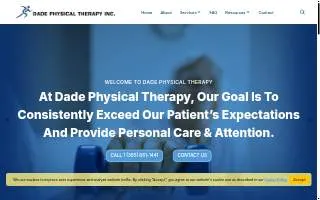 Dade Physical Therapy Inc website