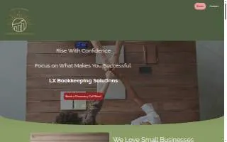LX Bookkeeping Solutions, LLC website