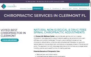 Choose Life Wellness Center website