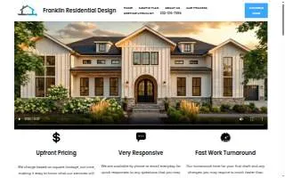 Franklin Residential Design website