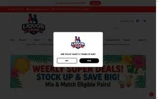 Liquor Land website