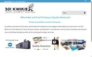 301 Kwikie Inc website