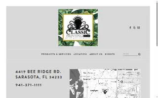 Classic Printing website