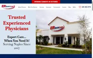 ER QuickCare website