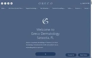 Greco Dermatology website