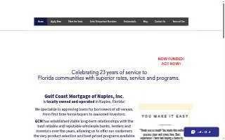Gulf Coast Mortgage Of Naples website