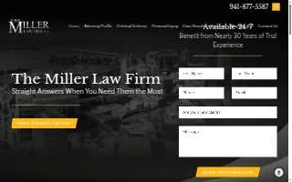 The Miller Law Firm, P.A. of Gulf Gate Estates website
