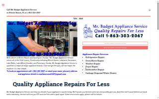 Mr. Budget Appliance Service