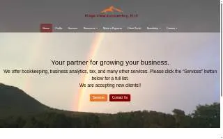 Ridgeview Accounting & Tax website