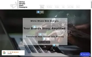 White Whale Web Designs website