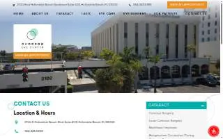 Chocron Eye Center, P.A. website