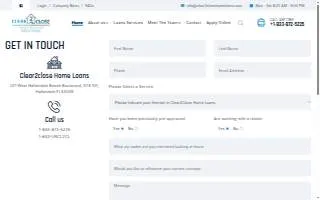 Clear 2 Close Home Loans website