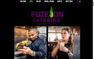 Fuzeion Catering website