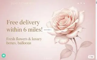 Luxe Flower Box website