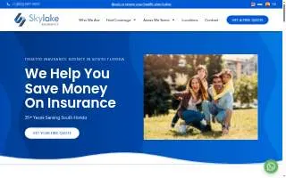 Skylake Insurance - Hallandale Beach website