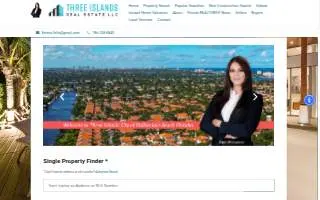Three Islands Real Estate, LLC website