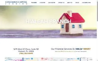 Columbus Capital Lending website