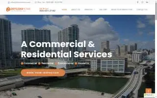 Detcom Home Inspections Inc. website