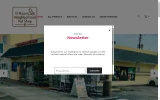 El Nuevo Neighborhood Pet Shop website