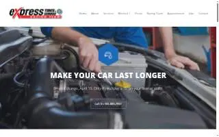 Express Tires & Services website