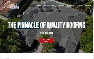 Alonso Roofing website