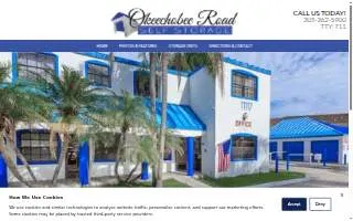 Okeechobee Road Self Storage website
