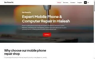 Star Phone Fix of Hialeah website