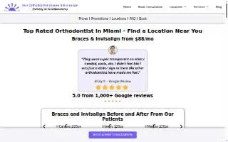 Sun Orthodontist Braces & Invisalign Hialeah website