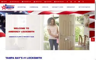 Amerikey Locksmith of Holiday website