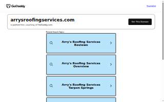 Arry's Roofing Services, Inc.