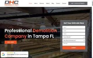 DHC Demolition website