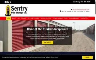 Sentry Mini Storage Inc website