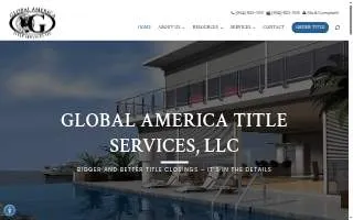 Global America Title Services, LLC website