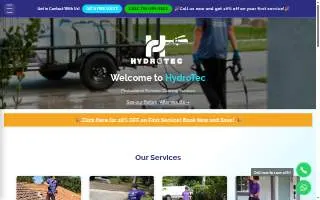 Hydrotec Pressure Cleaning LLC website